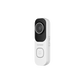 SPRO white Smart WIFI video doorbell at 3/4 angle on a white background