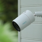 Reolink RLC-1212A Intelligent 12MP PoE Camera with Powerful Spotlight displaying IP67 weatherproofing in he rain