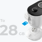 Reolink Argus 3 Pro Smart 2K 4MP Wire-Free Camera with Motion Spotlight displaying SD card slot with graphic up to 128GB