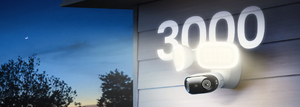 reolink elite wifi with 3000 kelvin graphic for floodlight temperature on outside wall