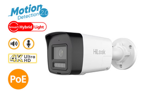HiLook By Hikvision 8MP Bullet Camera IPC-B180HA-LUF/SL(2.8mm) Smart Hybrid Light 2.0mm