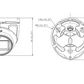 HiLook Analogue THC-T150-MS 5MP TVI Mini Turret with Mic 2.8mm