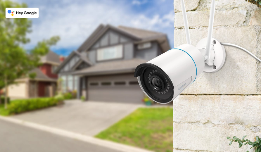 RLC-510WA
5MP WiFi Security Camera with Smart Detection on external wall protection large house