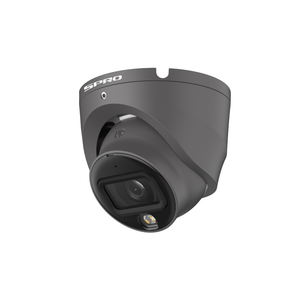 SPRO 6MP IP Turret with COLOUR NIGHT 2.0 and Built-In Mic In Grey (ECONOMY)