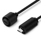 solar panel extension cable black close up cable ends