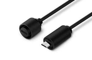 solar panel extension cable black close up cable ends