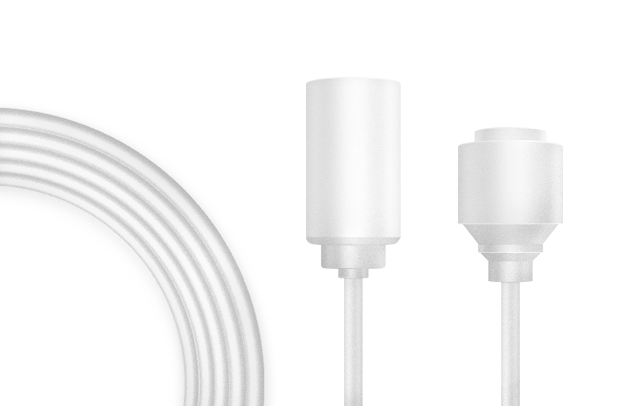 solar panel extension cable white close up cable ends