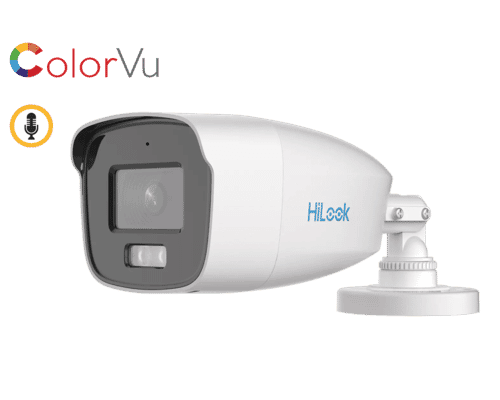 HiLook by Hikvision THC-B259-MS 5MP TVI ColorVu Bullet with Audio 2.8mm