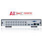SPRO DHDVR24-B5-V2 16 Channel CCTV recorder - rear view