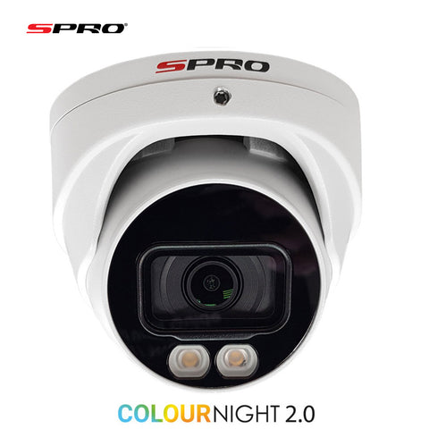 SPRO 8MP IP Smart Dual Illumination Turret with COLOUR NIGHT 2.0