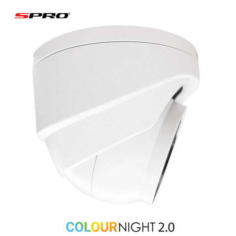 SPRO 8MP IP Smart Dual Illumination Turret with COLOUR NIGHT 2.0