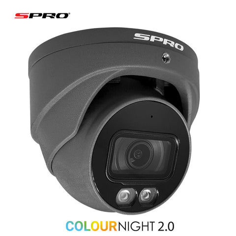 SPRO 8MP IP Smart Dual Illumination Turret with COLOUR NIGHT 2.0