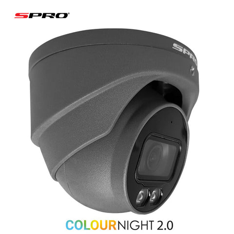 SPRO 8MP IP Smart Dual Illumination Turret with COLOUR NIGHT 2.0