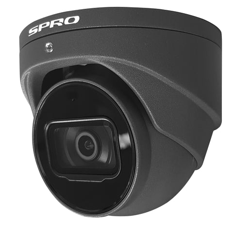 SPRO 5MP IP Fixed Lens Turret with Built-in Microphone - Enhanced Audio Surveillance