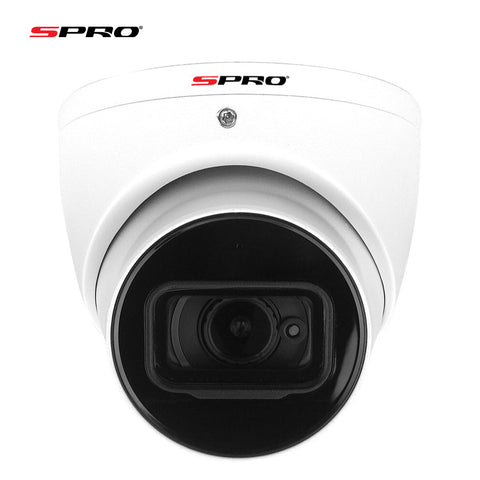 Security at it's finest, the 8MP IP SPRO - 2.8mm Fixed Lens Turret Camera with Microphone Built-in. Clarity and extremely accurate night viewing, this camera is a cut above the rest and will provide you with peace of mind like no other.