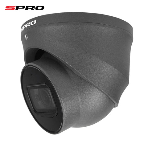 8MP IP SPRO - Fixed Lens Turret with Microphone and up to 30m IR distance