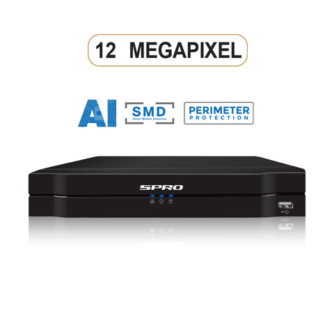 SPRO A5 4 Channel 12MP IP NVR