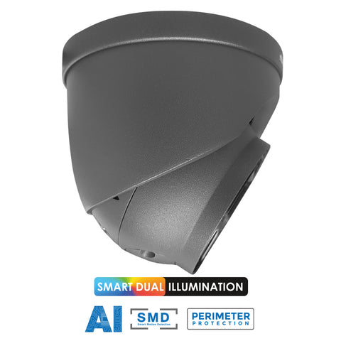 SPRO 5MP IP Smart Dual Illumination Turret with Active Deterrence