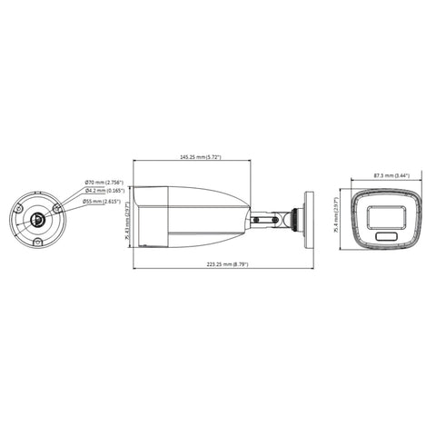 HiLook THC-B229-M 3.6MM 2MP TVI ColorVu Bullet Camera